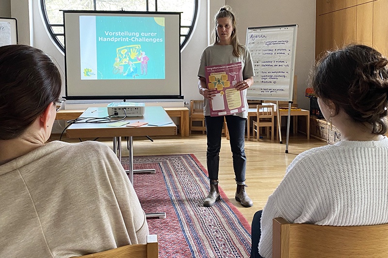 Eine Teilnehmerin der #climatechallenge-Schulung erzählt von ihren Eindrücken im Klimaschutz-Engagement.